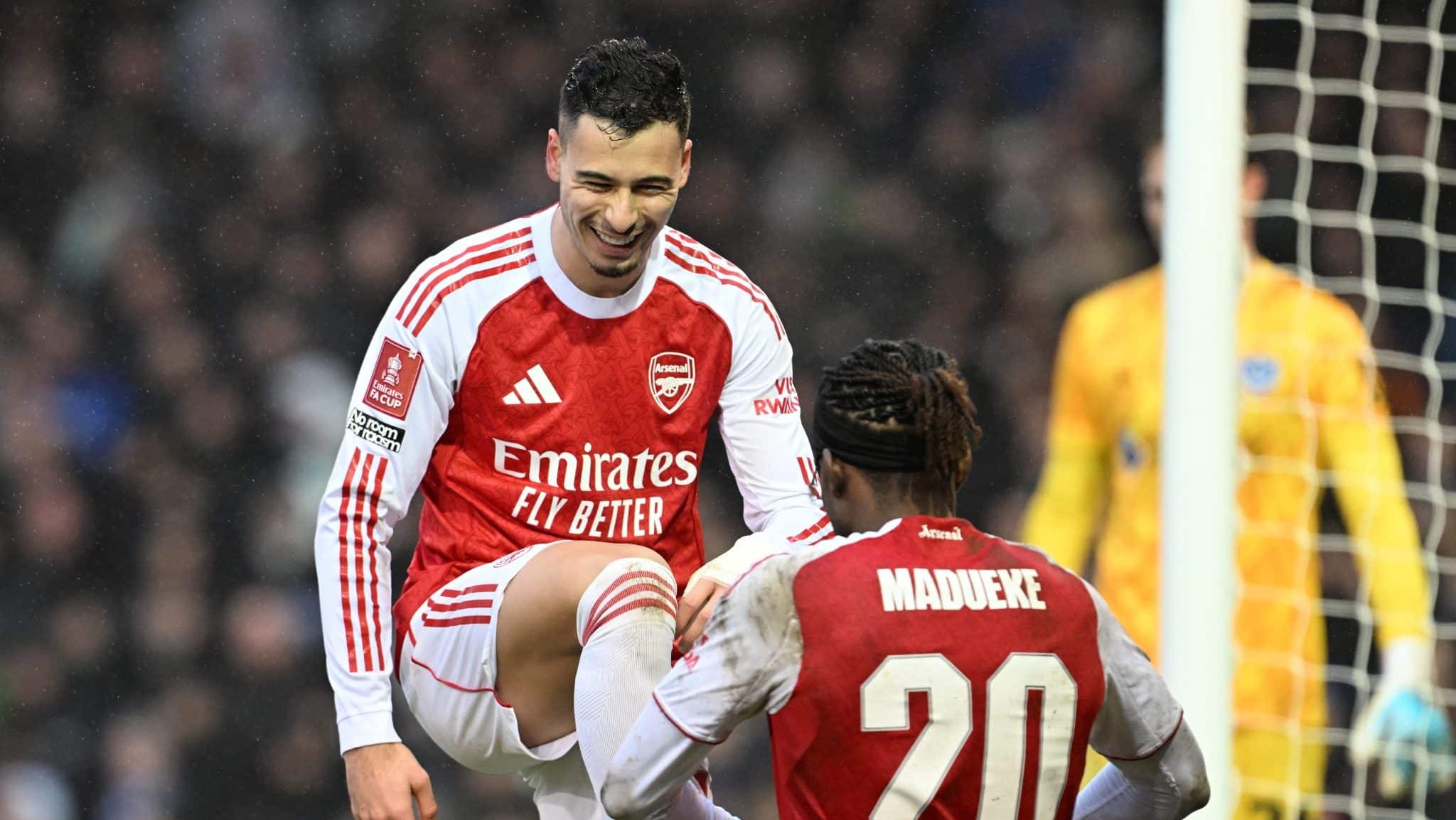 Gabriel Martinelli em ação pelo Arsenal