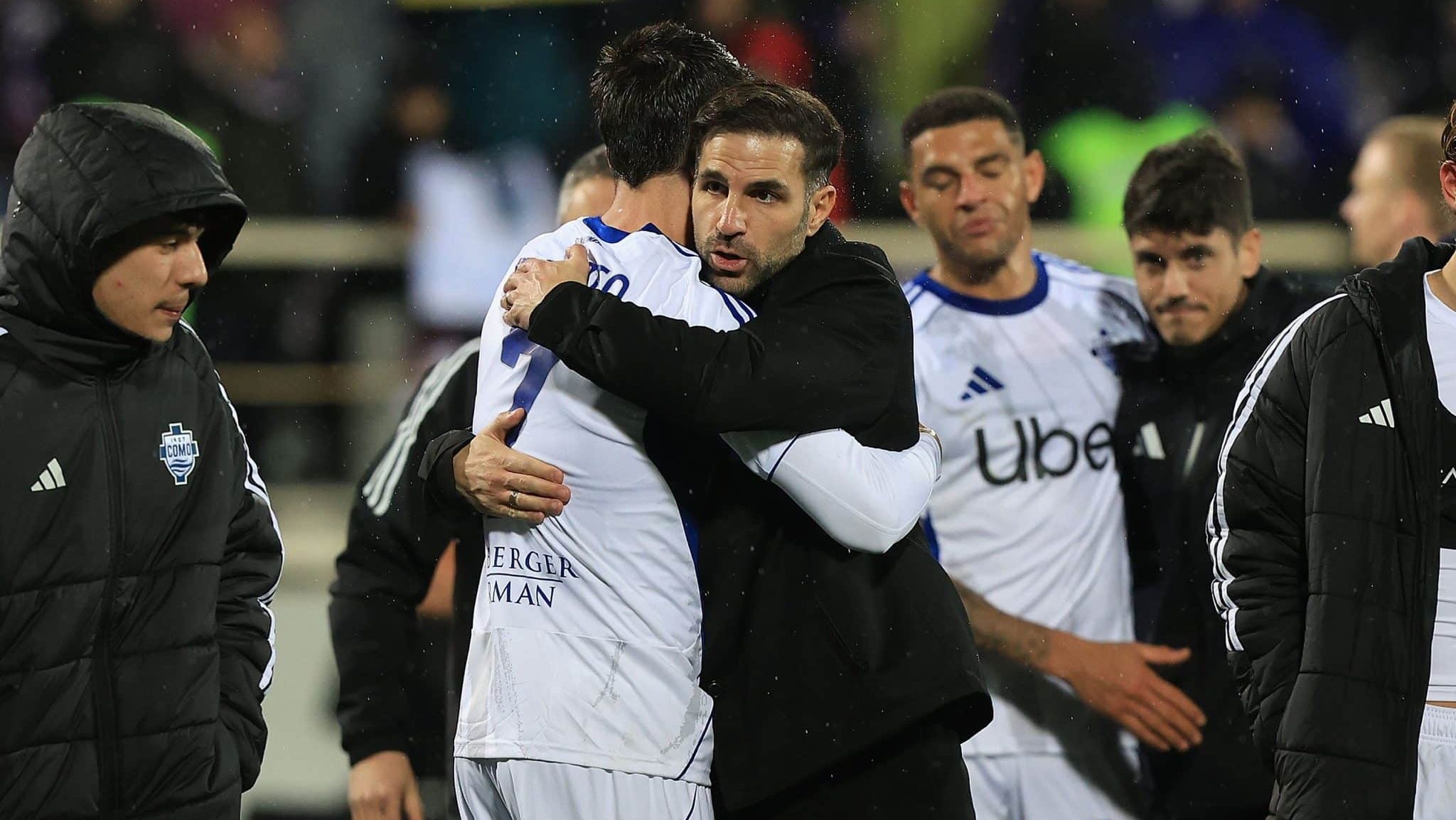 Fàbregas e Morata no Como