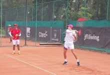 João Fonseca treinando no Rio de Janeiro