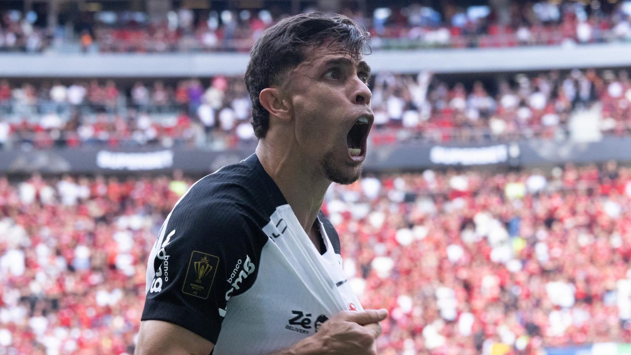 Gabriel Paulista em ação pelo Corinthians