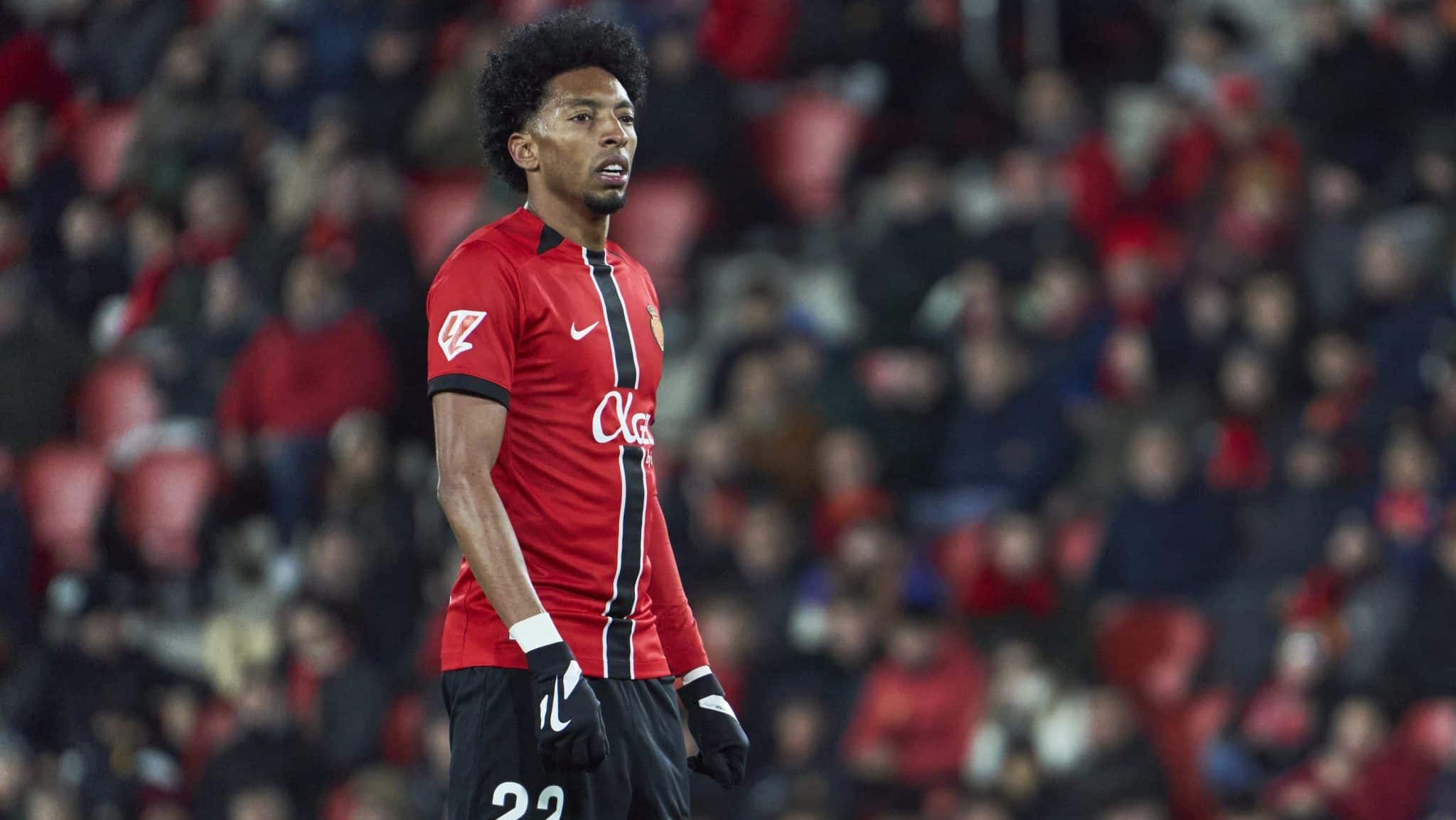 Johan Mojica em ação pelo Mallorca