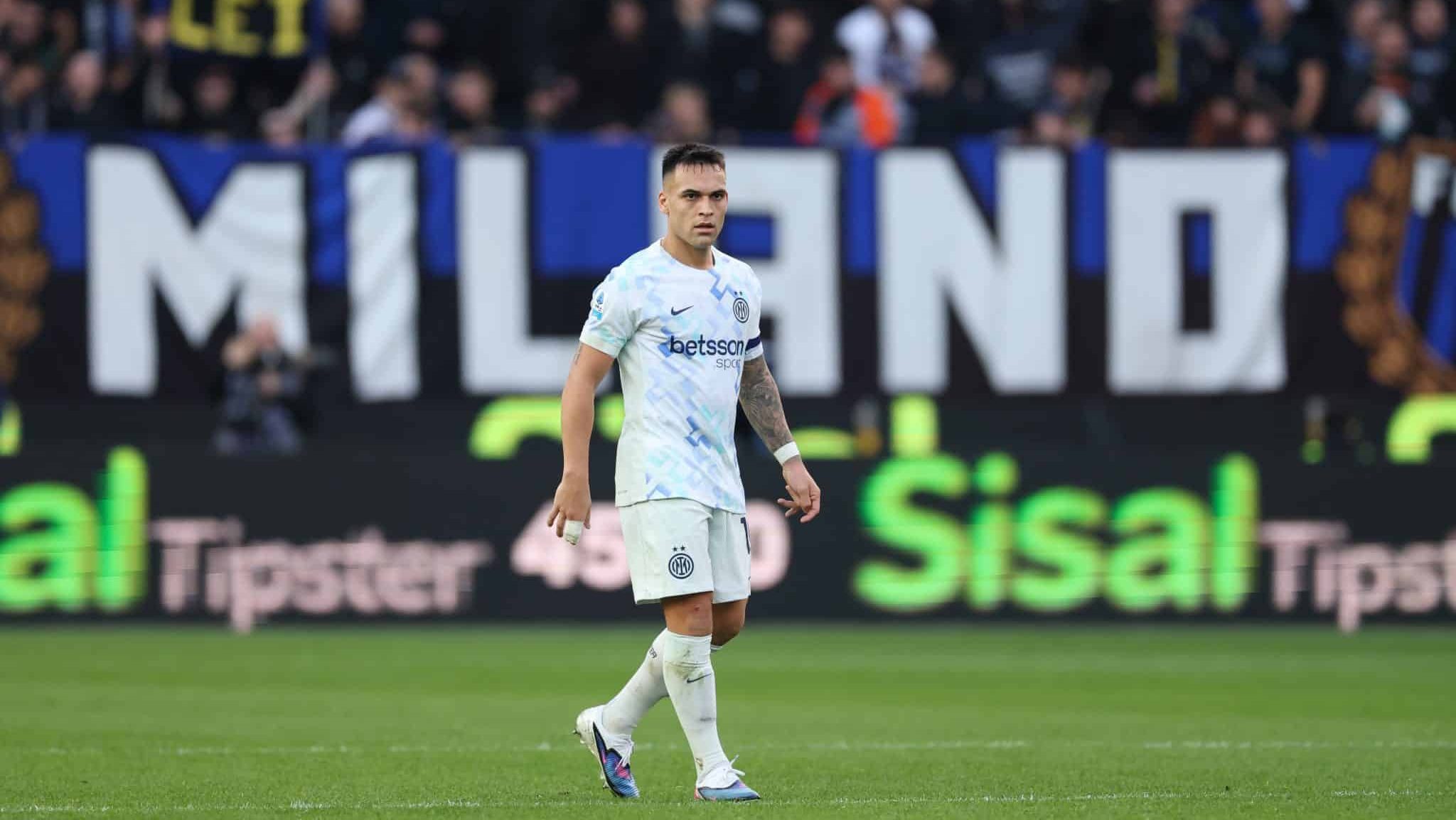 Lautaro Martínez em ação pela Inter de Milão