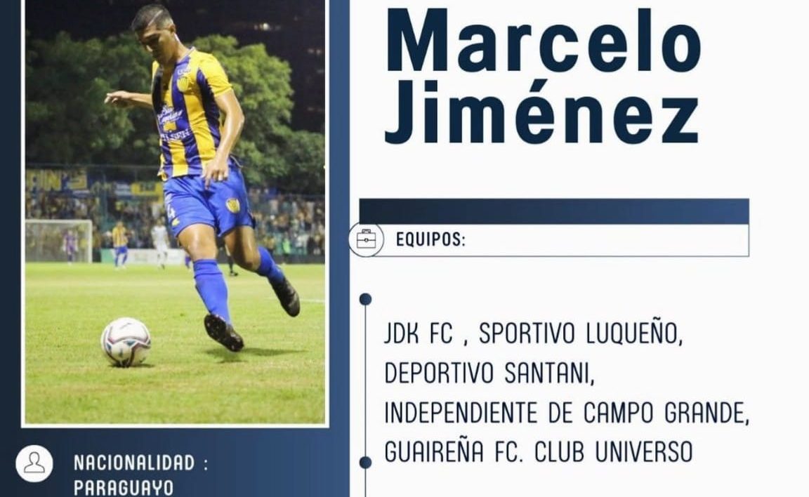 Marcelo Jiménez procura emprego