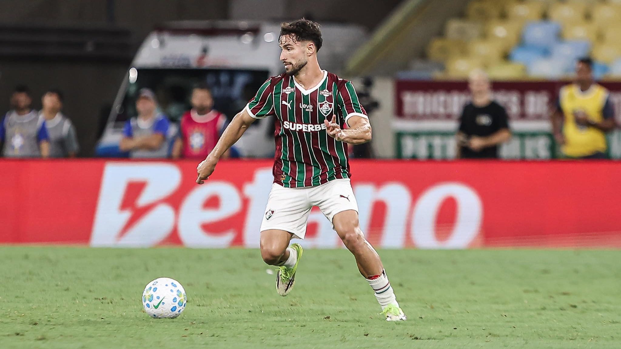 Martinelli em ação pelo Fluminense