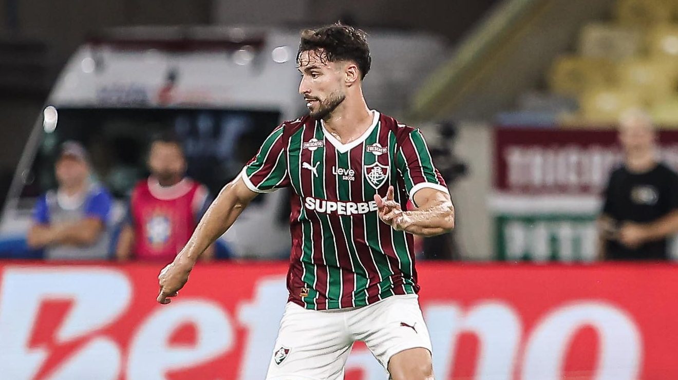 Martinelli em ação pelo Fluminense