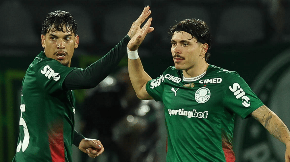 Gustavo Gómez e Mauricio, do Palmeiras