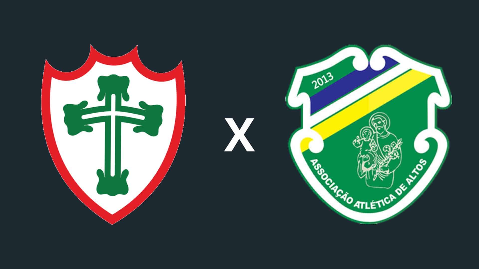 Portuguesa x Altos-PI