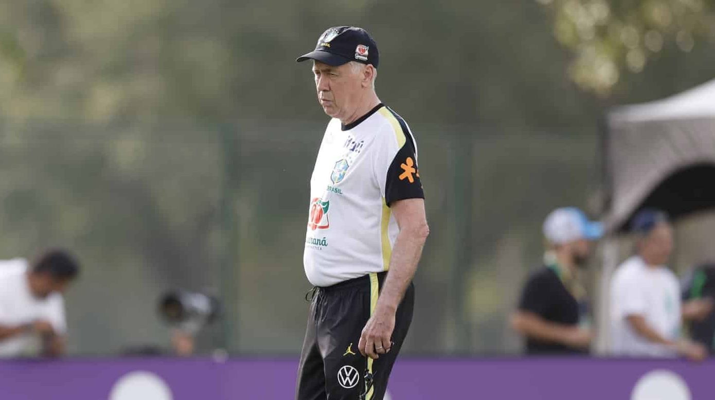 Carlo Ancelotti, técnico da Seleção