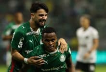 Flaco López e Jhon Arias, do Palmeiras