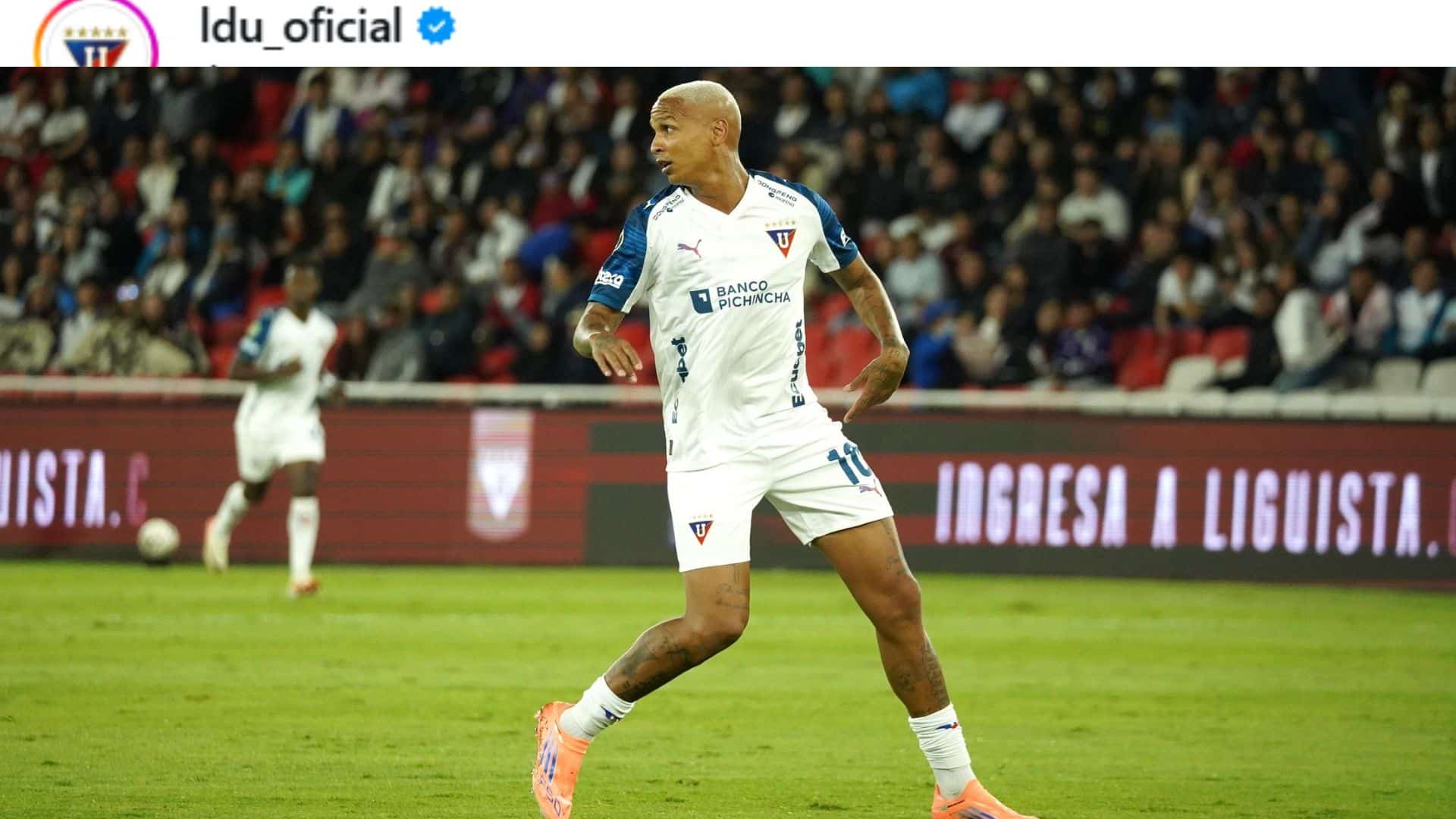 Deyverson em ação pela LDU