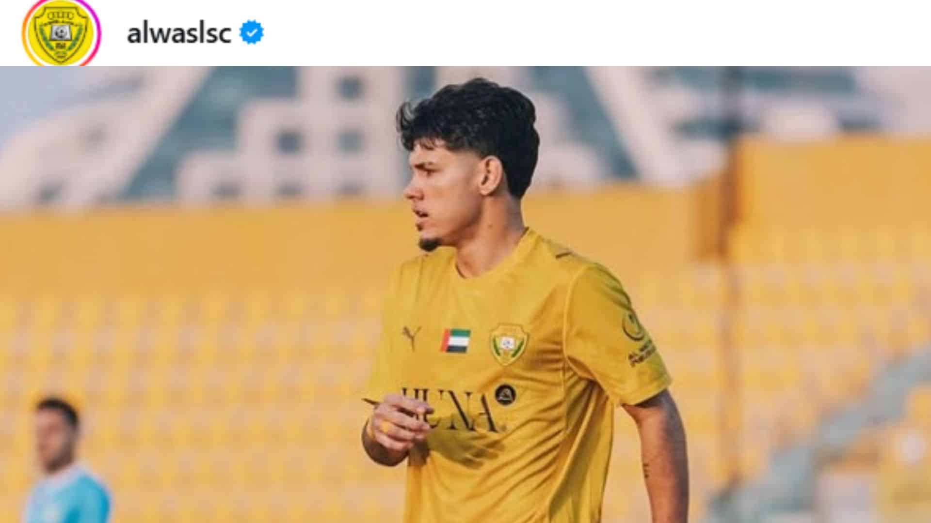 Dimas em ação pelo Al Wasl