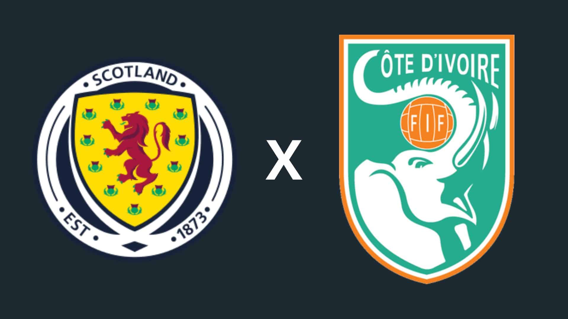 Escócia x Costa do Marfim