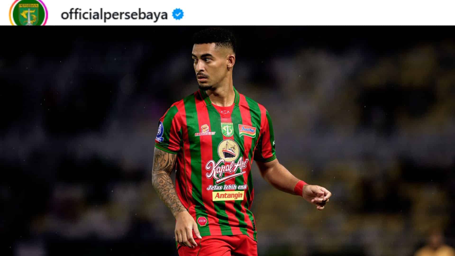 Jefferson em ação pelo Persebaya