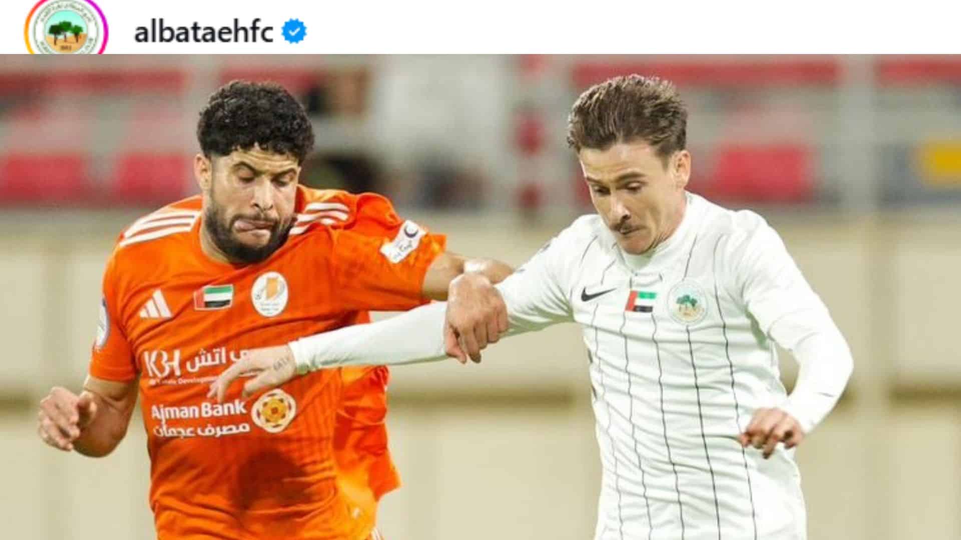 Juninho em ação pelo Al Baeteh