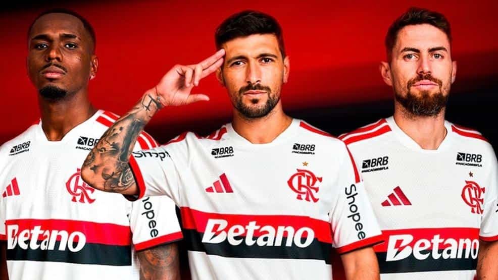 Novo uniforme branco do Flamengo para 2026