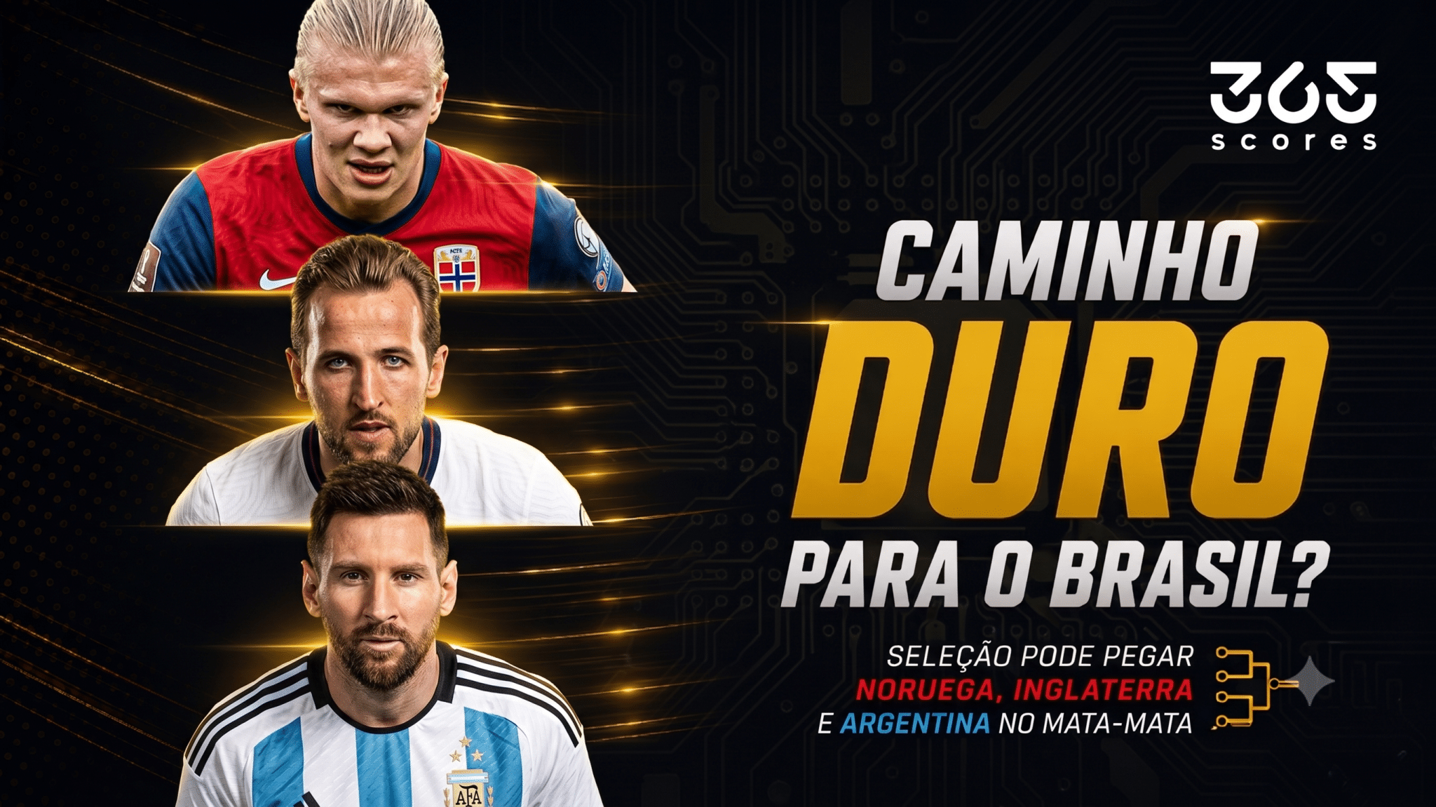 Haaland, Kane e Messi