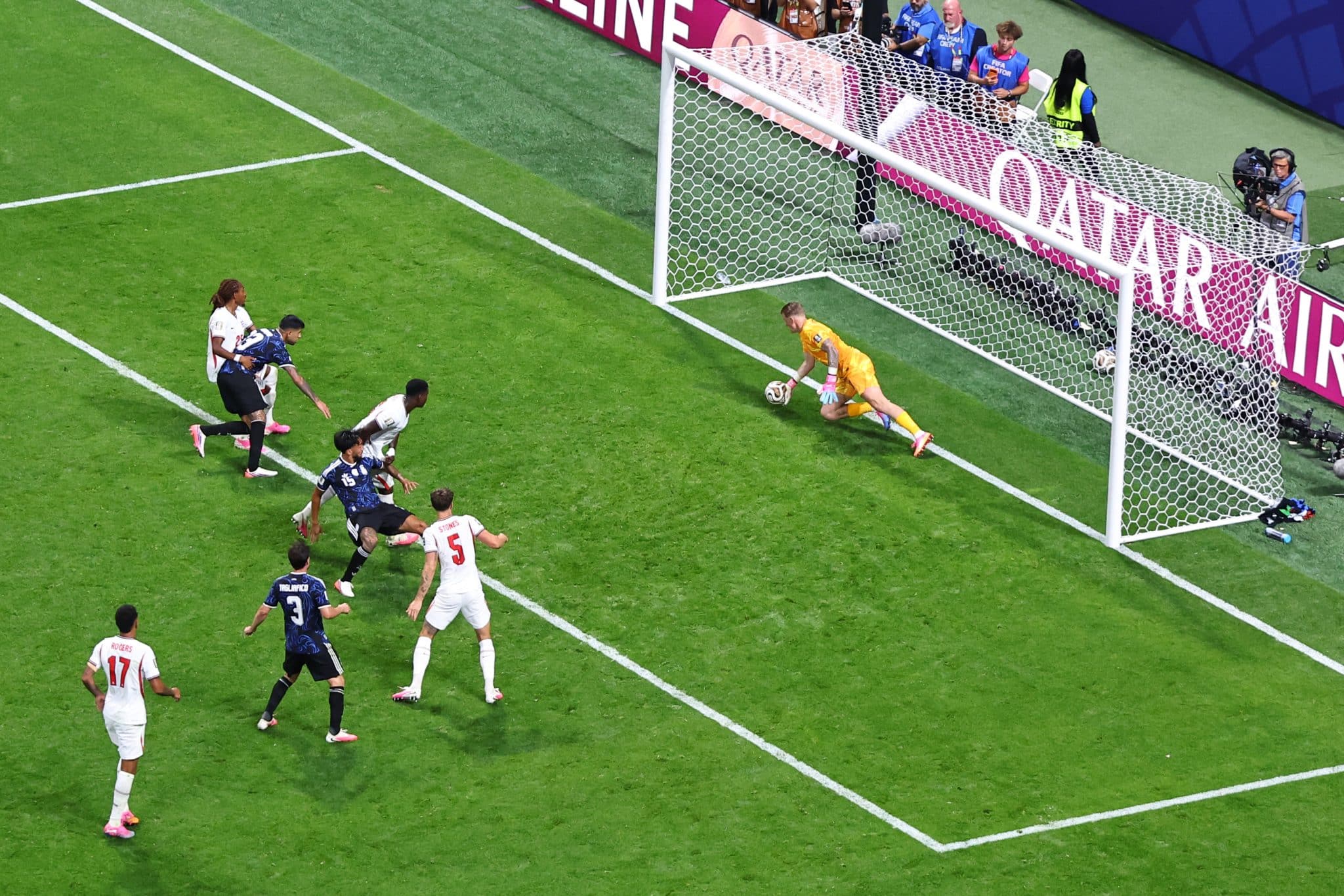 Jordan Pickford em Inglaterra x Argentina