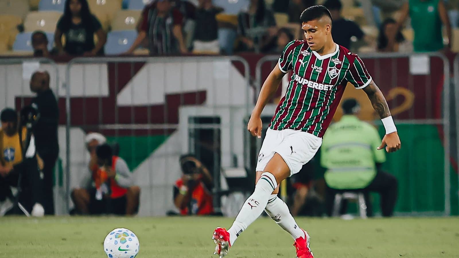 Millán em ação pelo Fluminense