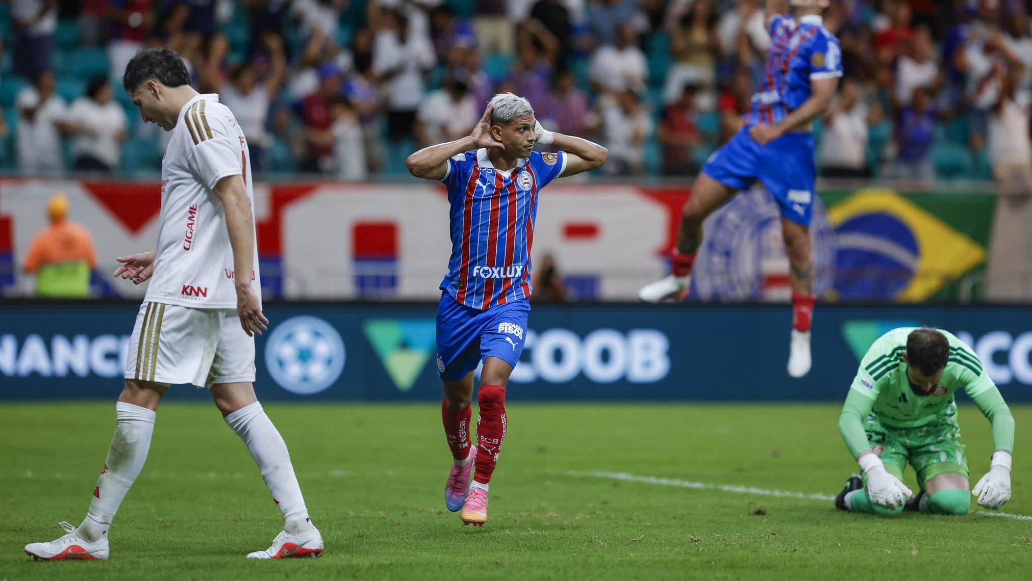 Internacional perdeu para o Bahia