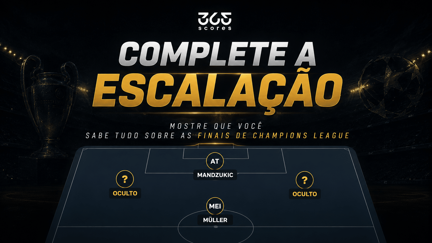 Champions League jogo finais