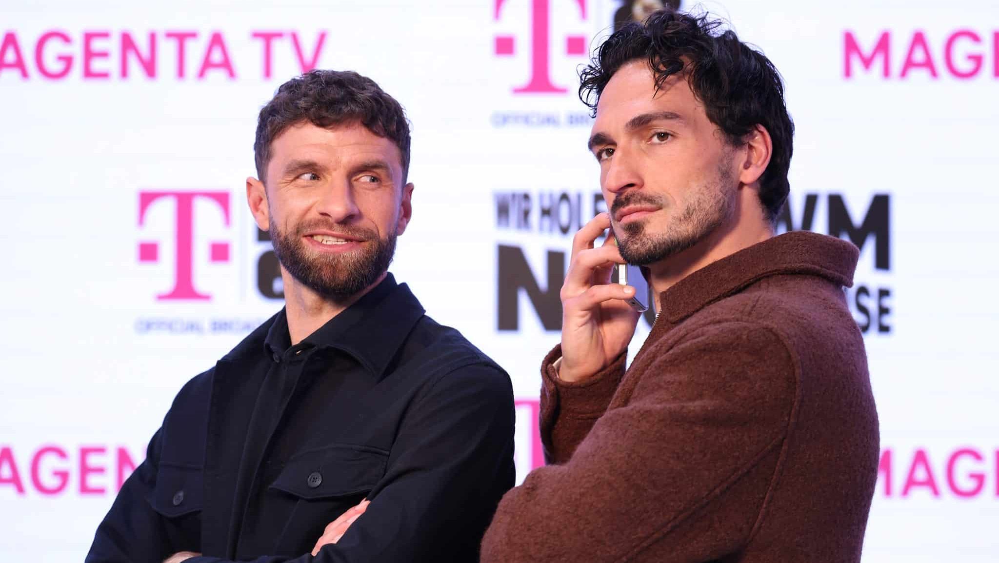 Thomas Müller e Mats Hummels