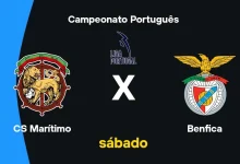 Marítimo x Benfica