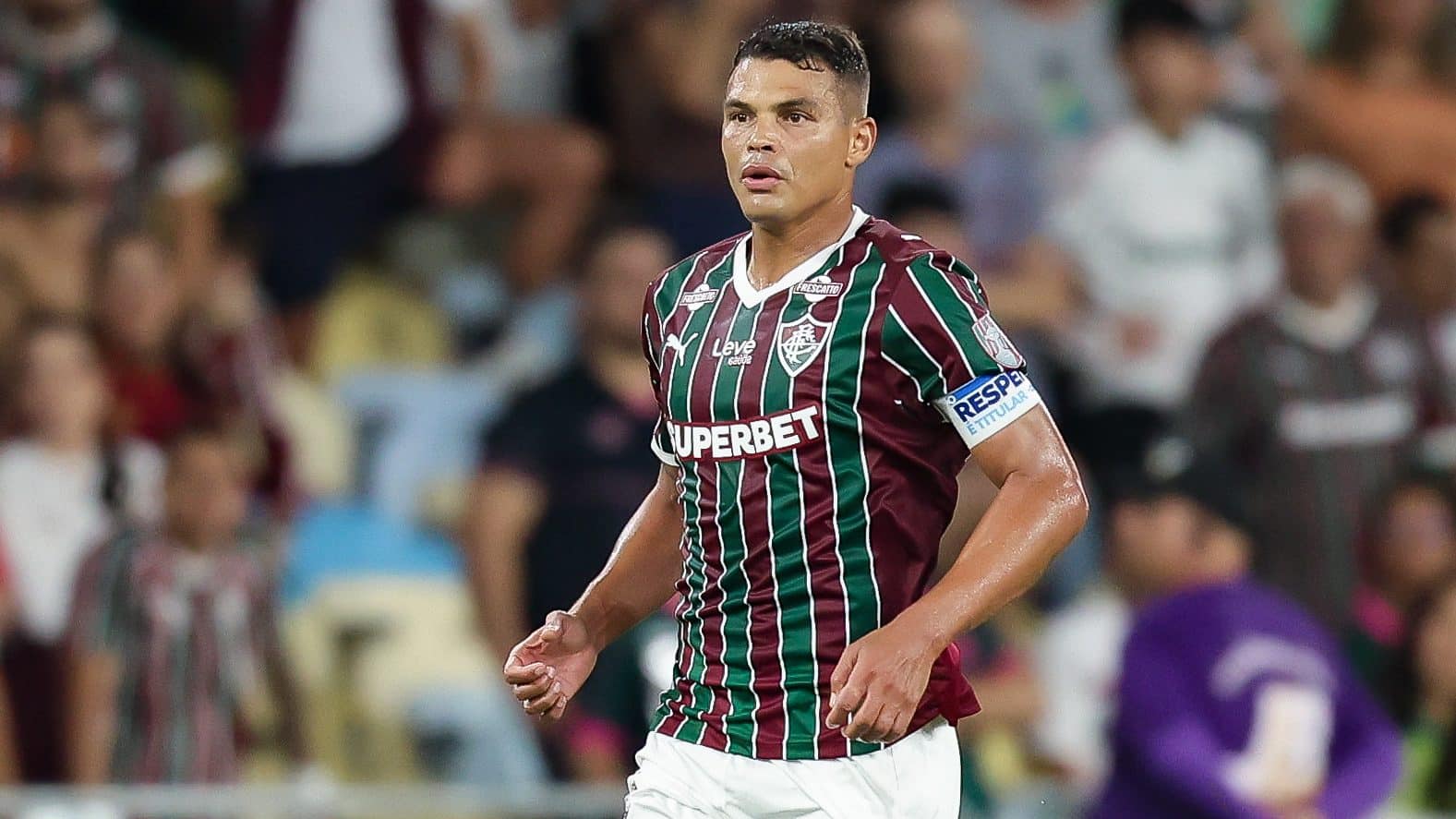 Thiago Silva em ação pelo Fluminense